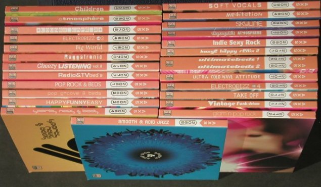 V.A.AXS Music: 25 CDs from Music Library, Digi, AX'S(AXS**), ,  - 25CD - 92627 - 10,00 Euro