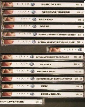 V.A.Siren Cubes: 13 CDs From Music Library, Kapagama (SIR**),  Typ: 13CD Best.-Nr.: 92628 Preis: 7,50 Euro