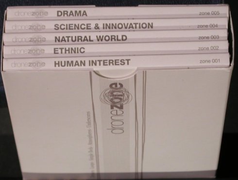 V.A.Drone Zone: 5 CDs From Music Library, Digi Box, Zone (zone**),  Typ: 5CD Best.-Nr.: 92631 Preis: 9,00 Euro