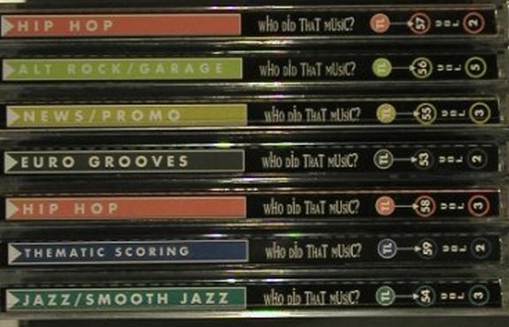 V.A.Who Did That Music: 7 CDs From Music Library, Who Did(), US,  - 7CD - 92632 - 4,00 Euro
