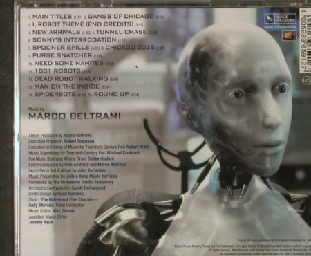 I,Robot: 15 Tr. By Marco Beltrami, FS-New, Varese (VSD-6591), D, 2004 Typ: CD Best.-Nr.: 92748 Preis: 9,00 Euro