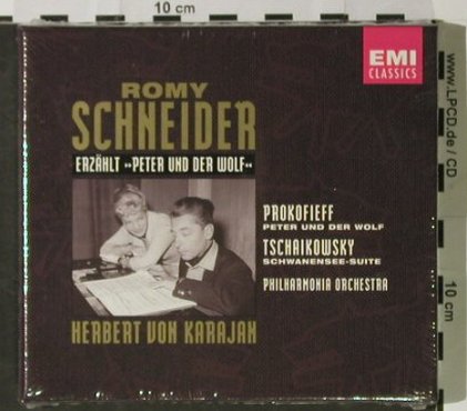 Prokofieff / Romy Schneider erzählt: Peter und der Wolf, H.v.Karajan,Box, EMI (5 55268 2), NL,FS-New, 1995 Typ: CD Best.-Nr.: 92793 Preis: 11,50 Euro