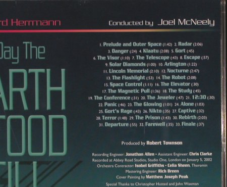 The Day The Earth Stood Still: Bernhard Herrmann, Varese(VSD-6314), D, 2003 - CD - 93225 - 11,50 Euro