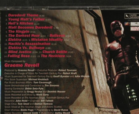 Daredevil: Orig.Soundtr.by Graeme Revell, Varese(VSD-6448), D, 2003 - CD - 93227 - 11,50 Euro