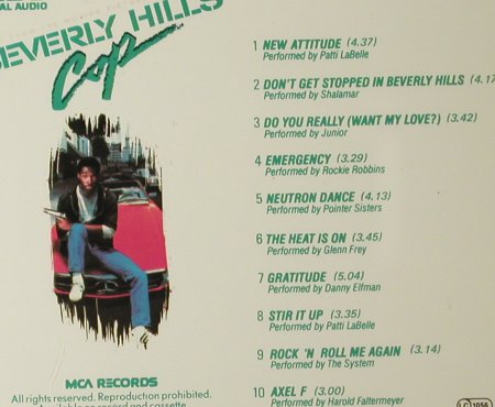 Beverly Hills Cop: V.A.10 Tr., MCA(251 723-2), D, 1985 - CD - 93364 - 10,00 Euro