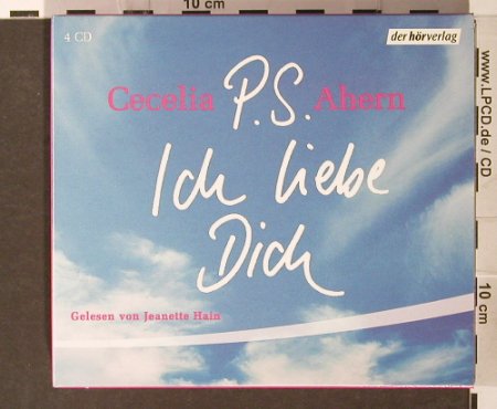 P.S. Ich liebe dich - Cecelia Ahern: Gelesen v.Jeanette Hain, Der Hörverlag(), D, 2004 - 4CD - 93920 - 7,50 Euro
