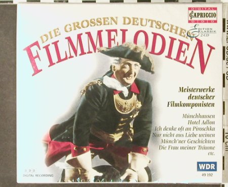 V.A.Großen Deutschen Filmmelodien: Kölner Rundfunk Orch. FS-New, Capriccio/WDR, D,BoxSet, 1997 Typ: 2CD Best.-Nr.: 94227 Preis: 10,00 Euro