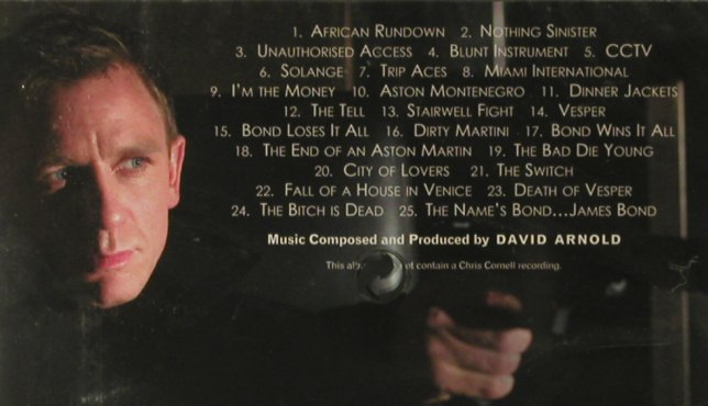 James Bond-Casino Royale: Soundtrack by David Arnold, FS-New, Sony Classical, EU, 2006 Typ: CD Best.-Nr.: 95387 Preis: 10,00 Euro