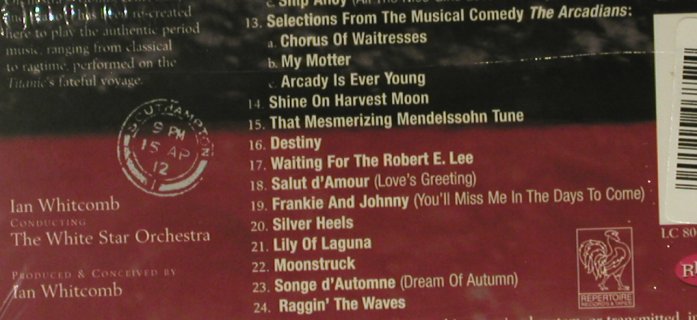 White Star Orchester: Titanic-Music As Heard O.T.Fateful, Rhino/Repertoire (REP 4685-WY), D FS-New, 1997 Typ: CD Best.-Nr.: 95427 Preis: 10,00 Euro