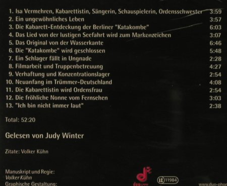Vermehren,Isa/vKabarett ins Kloster: Ich Bin Nicht Immer Laut, Duophon(), D,FS-New, 2005 - CD - 95796 - 10,00 Euro