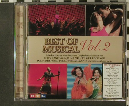 V.A.Best Of Musicals Vol.2: 18 Tr., FS-New, Stage Entertainment(SPV-35922-CD), D, 2006 - CD - 95811 - 7,50 Euro