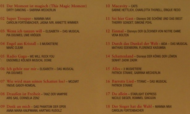 V.A.Best Of Musicals Vol.2: 18 Tr., FS-New, Stage Entertainment(SPV-35922-CD), D, 2006 - CD - 95811 - 7,50 Euro