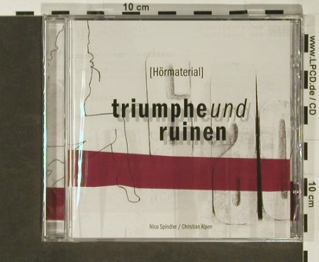 Triumphe und Ruinen: Hörmaterial,Nico Spindler/Chr.Alpen, Eskapis(ESK 115), FS-New,  - CD - 96774 - 5,00 Euro