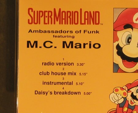 SuperMarioLand: Ambassadors of Funk f.M.C.Mario, RoughTrade(), 4Tr., 92 - CD5inch - 97072 - 4,00 Euro