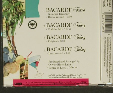 Yanai,Kate: Bacardi Feeling*4, WEA(), D, 91 - CD5inch - 97073 - 3,00 Euro