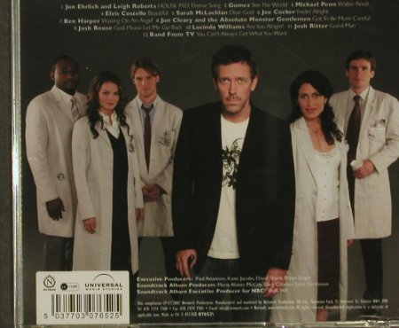 Dr.House: Orignal Television Soundtrack, Nettwerk(), FS-New, 2007 - CD - 97168 - 7,50 Euro