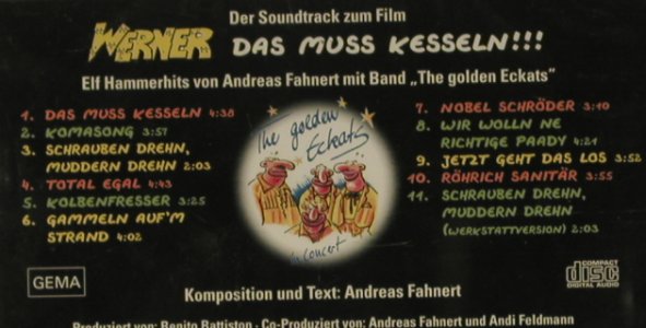 Werner: Das Muss Kesseln!, FS-New, Achterbahn, D, 1996 Typ: CD Best.-Nr.: 97245 Preis: 10,00 Euro
