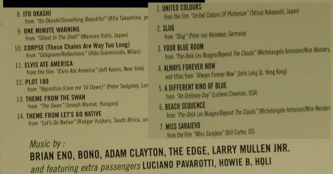 Passengers: Original Soundtracks1,ENO,U2,HowieB, Island(), D, 1995 - CD - 97247 - 5,00 Euro