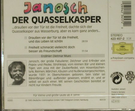 Janosch: Der Quasselkasper, FS-New, D.Gr.(423 457-2), D, 1985 - CD - 97268 - 7,50 Euro