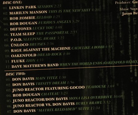 Matrix-Reloaded: The Album-Music From, Maverick(), D, 2003 - 2CD - 97283 - 10,00 Euro