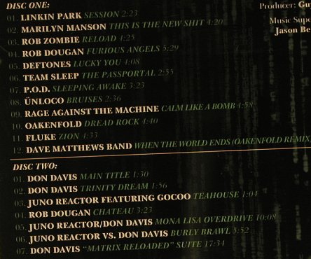 Matrix-Reloaded: The Album-Music From, Maverick(), D, 2003 - 2CD - 97283 - 10,00 Euro