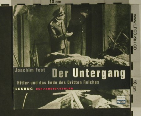 Der Untergang: Joachim Feist, Lesung, Digi, WDR(), D,190 min., 2004 - 3CD - 97919 - 7,50 Euro