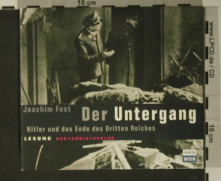 Der Untergang: Joachim Feist, Lesung, Digi, WDR, D,190 min., 2004 Typ: 3CD Best.-Nr.: 97919 Preis: 7,50 Euro