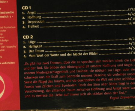 Drewermann,Eugen: Vom Leben des Menschen, ORF (CD 593), , 1998 Typ: 2CD Best.-Nr.: 97920 Preis: 10,00 Euro