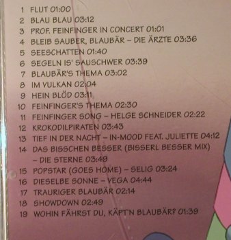 Käpt'n Blaubär: Die Musik,19Tr., Epic, A, 1999 Typ: CD Best.-Nr.: 98012 Preis: 10,00 Euro