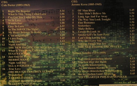Porter,Cole/J.Kern/William Ketelby: The World of, 36 Tr., ZYX (11119-2), D, 1998 Typ: 2CD Best.-Nr.: 99022 Preis: 5,00 Euro