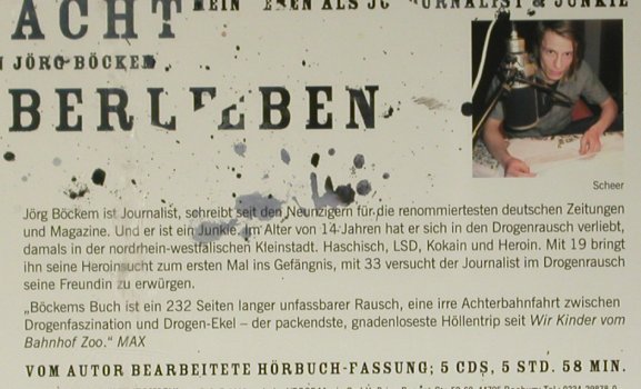 Lass Mich die Nacht Uberleben: A.Scheer liest Jörg Bckem, Tacheles!(RD 2533237), D, 2005 - 5CD - 99365 - 10,00 Euro