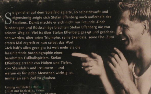 Effenberg,Stefan: Ich hab's allen gezeigt(Otto), DAV (3-89813-252-8), D, New, 2003 Typ: 3CD Best.-Nr.: 99613 Preis: 5,00 Euro