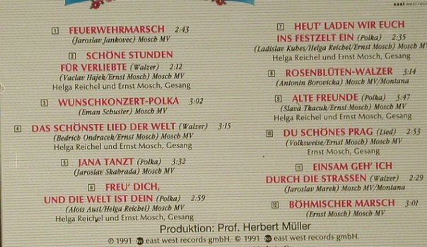 Mosch,Ernst: Wir laden ins Festzelt ein, EW, D, 1991 Typ: CD Best.-Nr.: 50131 Preis: 5,00 Euro