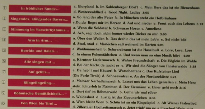 Mosch,Ernst: Stimmung in fröhlicher Runde, EW, D, 1992 Typ: CD Best.-Nr.: 50404 Preis: 5,00 Euro