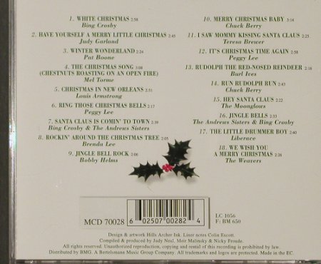 V.A.The White Christmas Album: 18 Tr. Bing Crosby..The Weavers, MCA, EC Typ: CD Best.-Nr.: 68967 Preis: 5,00 Euro