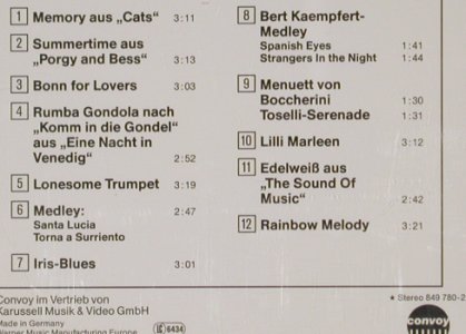 Noris,Günter und s.Gala-Big Band: Musik zum Streicheln, Convoy (849 780-2), D Typ: CD Best.-Nr.: 81101 Preis: 5,00 Euro