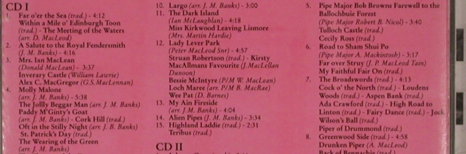 Queen's Royal Pipers: Best of Scottish Pipes and Drums, ARC Music (30 875 9), D, 1996 Typ: 2CD Best.-Nr.: 81163 Preis: 5,00 Euro