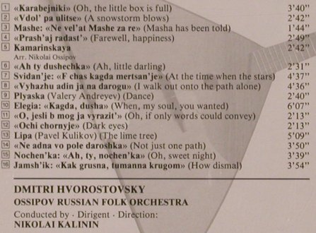 Hvorostovsky,Dimitri: Dark Eyes, Philips (434 080-2), D, 1992 Typ: CD Best.-Nr.: 81769 Preis: 5,00 Euro
