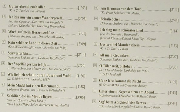 Prey,Hermann: Ich sing mein schönstes Lied, LaserLight, D, 1998 Typ: CD Best.-Nr.: 83914 Preis: 5,00 Euro