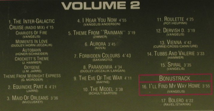 V.A.Synthesizer Greatest +Vol.2: 17 Tr.u.a.Autobahn,Bolero,The Model, Arcade (01 4020 61), D, 1989 Typ: CDx2 Best.-Nr.: 83942 Preis: 7,50 Euro
