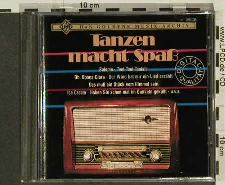 V.A.Tanzen macht Spass: Orch G.Noris...Hugo Strasser, BMG, D,18 Tr., 1989 Typ: CD Best.-Nr.: 83950 Preis: 5,00 Euro