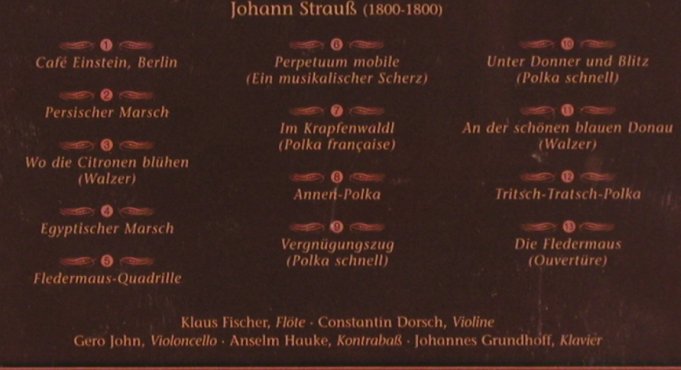 Bremer Kaffeehausorchester - V.A.: Lieben Sie Strauss ?, Sony, , 1999 Typ: CD Best.-Nr.: 83951 Preis: 10,00 Euro