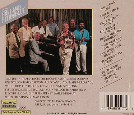 Kunzel,Erich & Cinncinati Pop Orch.: The Big Band Hit Parade,Promo, Telarc, D, 1988 Typ: CD Best.-Nr.: 83971 Preis: 7,50 Euro