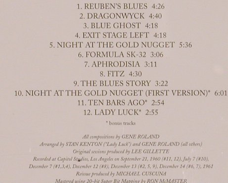 Kenton,Stan: Adventures in Blues, EMI, EU, 1999 Typ: CD Best.-Nr.: 83972 Preis: 7,50 Euro
