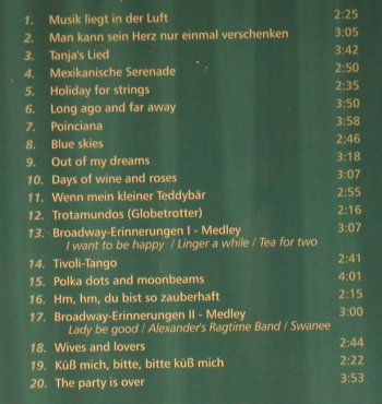 Arlt,Hans Georg: Musik liegt in der Luft, Duophon(), D, 1999 - CD - 83996 - 7,50 Euro