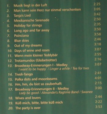Arlt,Hans Georg: Musik liegt in der Luft, Duophon, D, 1999 Typ: CD Best.-Nr.: 83996 Preis: 7,50 Euro