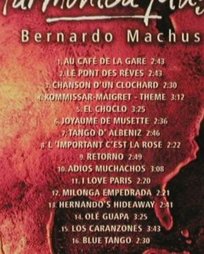 Machus,Bernardo: Magic World of Harmonica Music, Monopol, D, 1999 Typ: CD Best.-Nr.: 84000 Preis: 7,50 Euro