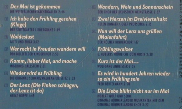 V.A.Der Mai ist Gekommen: Hubert Wolf & seine Böhmländer..., Pilz(), , 1991 - CD - 84015 - 5,00 Euro