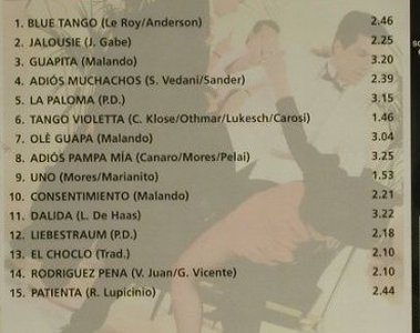 Alvarez,Don y su Orch.: El Mejor de Tangos, CD1 + CD2, Magic, CH Typ: CDx2 Best.-Nr.: 84018 Preis: 5,00 Euro