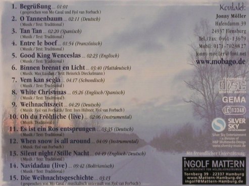 Mobago: Weihnacht..., Silver Sky/Jonny Möller, D Typ: CD Best.-Nr.: 84026 Preis: 10,00 Euro